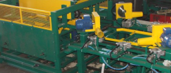 Milling-branding-cutting machine for paletts